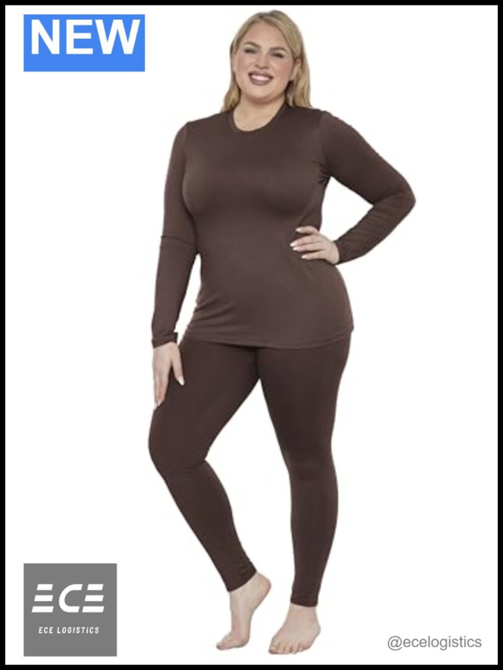Women's Oh So Soft Crew Neck Long Sleeve & Leggings Set 2 Piece Outfit